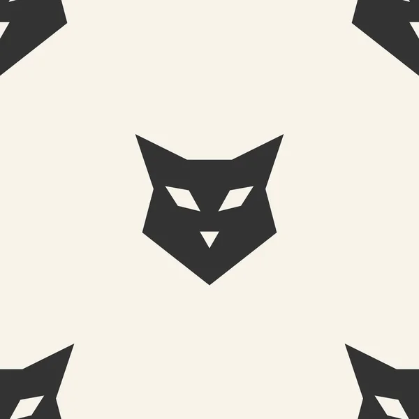 Katt. sömlöst mönster — Stock vektor