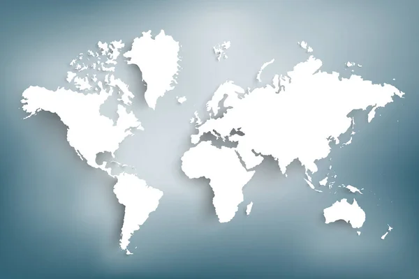 세계의 정치적 지도는 바탕에 있습니다 나라들 일러스트 — 스톡 벡터