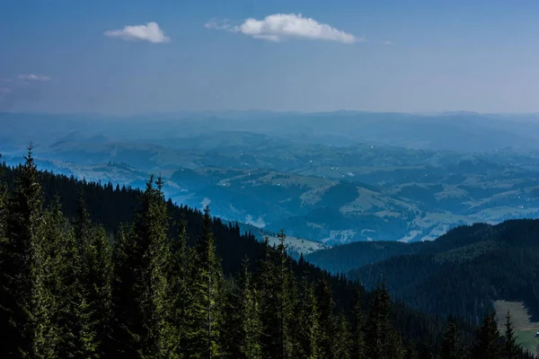 Panorámás kilátás Bila Kobyla-ról — Stock Fotó