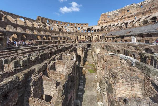 Roma Agosto 2018 Anfiteatro Flavio Colosseo Una Giornata Sole — Foto Stock