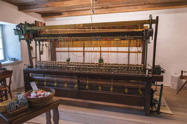 Hofstetten Bei スイスのブリエンツ 2017年 バレンベルグ野外博物館に昔々 の織機 — ストック写真