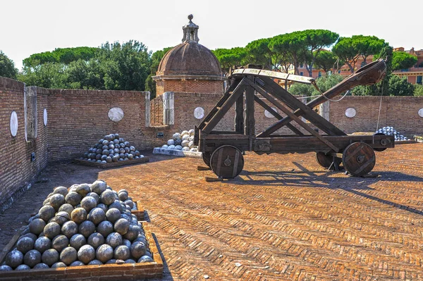 Rome Italië Augustus 2017 Oude Armory Tentoonstelling Het Kasteel Van — Stockfoto