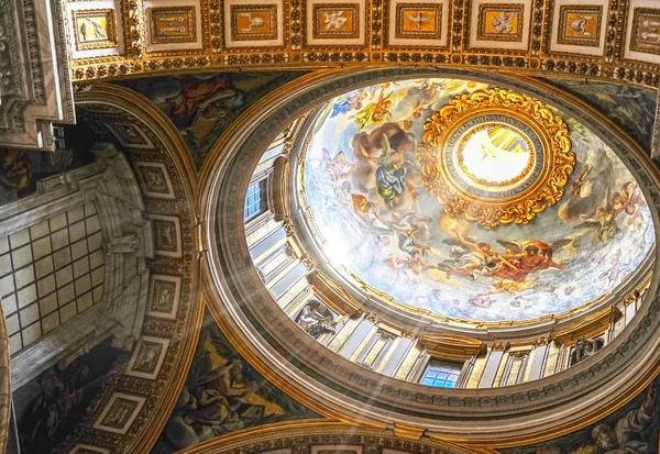 Vatikanen Augusti 2017 Imponerande Kupol Peter Cathedral — Stockfoto