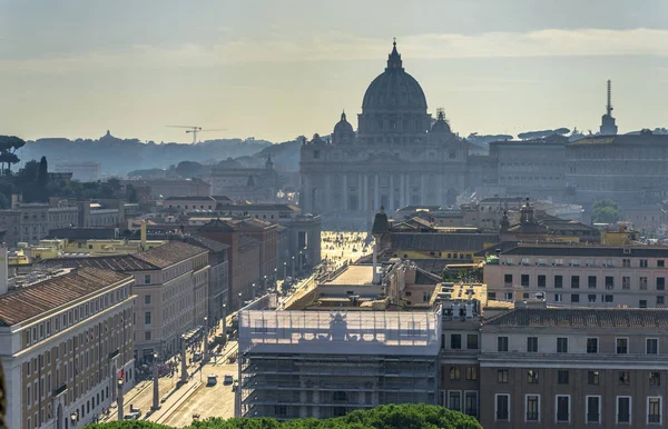 Rom Italien Augusti 2017 Visa Staden Centrerar Sommardag — Stockfoto