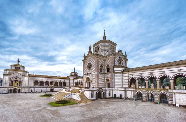 Milan Italie Décembre 2017 Entrée Centrale Cimetière Ville Monumentale — Photo