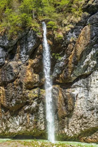 Vattenfall Ravinen Aare Schweiz — Stockfoto