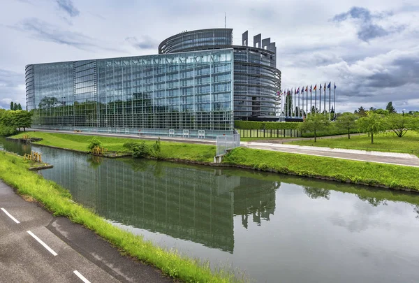 Štrasburk Francie Květen 2017 Pohled Budování Evropského Parlamentu — Stock fotografie
