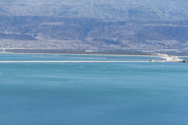 Wody Morza Martwego Słoneczny Dzień Izrael — Zdjęcie stockowe