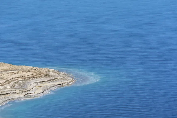 Blick Auf Die Küste Toten Meer Einem Sonnigen Tag Island — Stockfoto