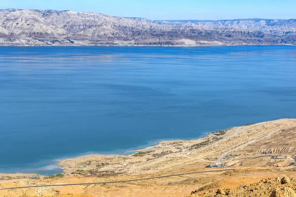 Döda Havet Kusten Solig Dag Israel — Stockfoto