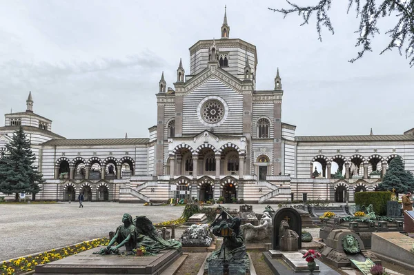 Mailand Italien Dezember 2017 Grab Und Gräber Auf Dem Monumentalen — Stockfoto