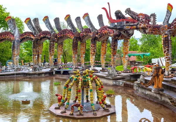 Dietikon Schweiz Mai 2017 Ausgefallene Statuen Bruno Weber Park — Stockfoto