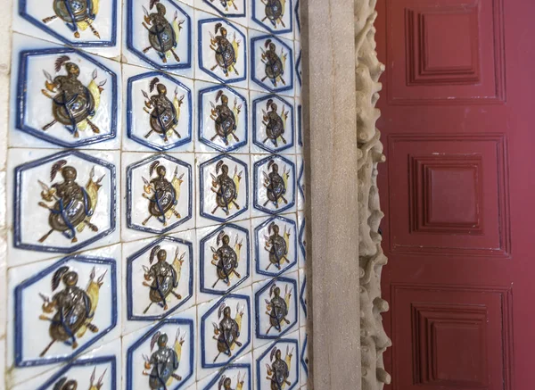 Sintra Portugal Avril 2018 Décor Azulejo Dans Palais Pena — Photo