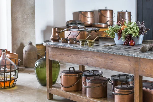 Sintra Portugalsko Duben 2018 Interiér Kuchyně Paláci Pena — Stock fotografie