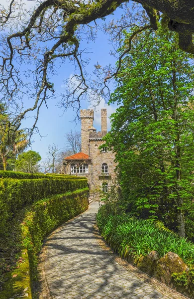 Sintra Portugalsko Duben 2018 Výhled Park Quinta Regaleira — Stock fotografie