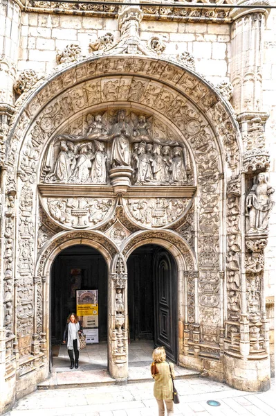 Lisbon Portugal April 2018 Entrance One City Churches — Stock Photo, Image