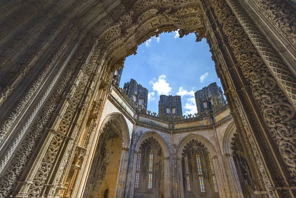 Batalha Portugal Avril 2018 Anciennes Chapelles Inachevées Dans Monastère Dominicain — Photo