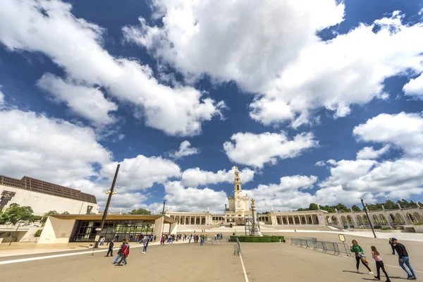Fatima Portugal April 2018 Huge Square Front Our Lady Sanctuary — Stock Photo, Image