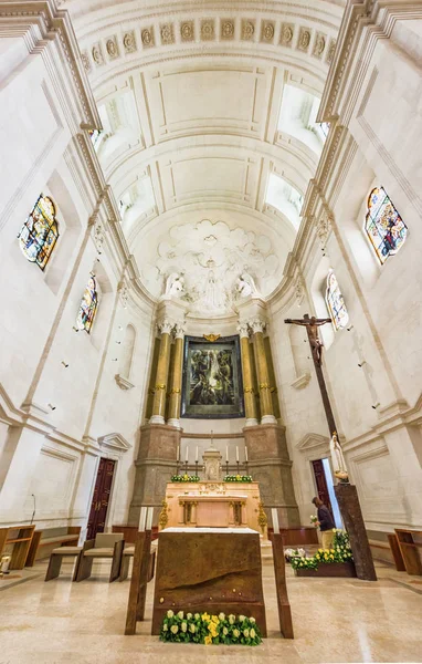 Fátima Portugal Abril 2018 Fragmento Interior Santuário Nossa Senhora — Fotografia de Stock