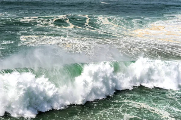 Vlny Atlantického Pceanu Nazare Portugalsko — Stock fotografie