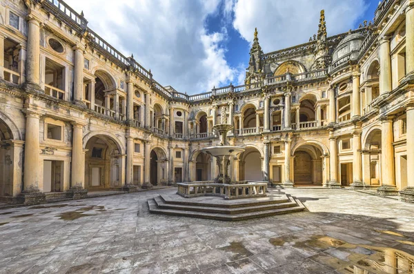 Tomar Portugal Abril 2018 Convento Visitante Cristo Antigo Convento Católico — Fotografia de Stock