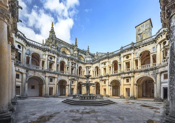 Tomar Portugal Abril 2018 Visitando Convento Cristo Antiguo Convento Católico Imágenes de stock libres de derechos