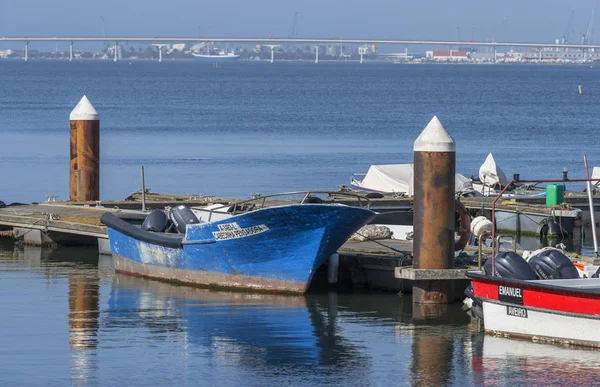 Costa Nova Portugal April 2018 Boote Der Promenade Der Stadt — Stockfoto