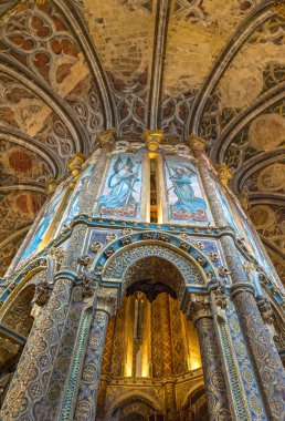 Tomar, Portekiz - Nisan 2018: Charola İsa Manastırı