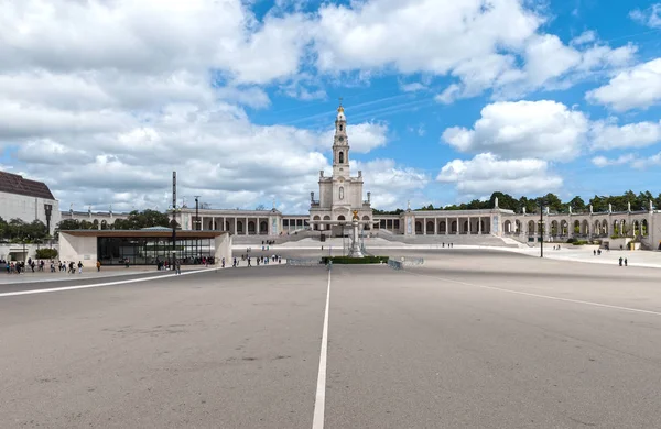 Blick Auf Das Heiligtum Unserer Herrin Von Fatima Portugal — Stockfoto
