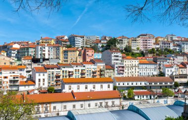 Coimbra şehrini güneşli bir günde gör