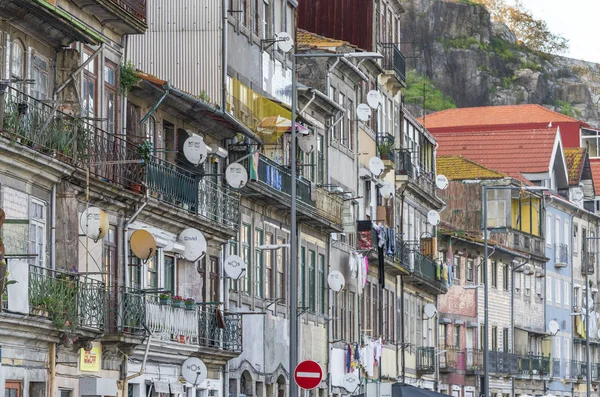 Hus Vid Strandpromenaden Porto Portugal — Stockfoto