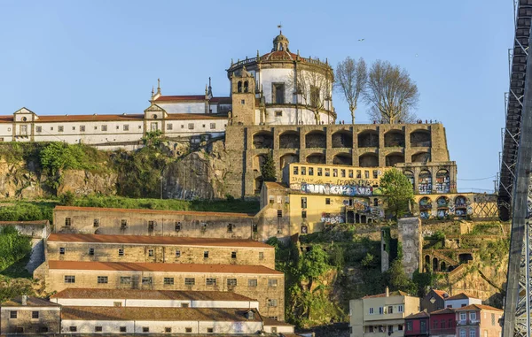 Pohled Klášter Serra Pilar Březích Řeky Douro — Stock fotografie