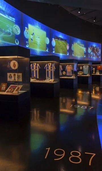 Estadio Dragao Daki Müzeyi Ziyaret Etmek Porto Nun Resmi Arenası — Stok fotoğraf