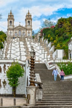 Bom Jesus 'un Monte Sığınağı' na bakın. Braga, Portekiz