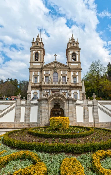 イエスについての見解はモンテの聖域を行います ポルトガルのブラガ — ストック写真