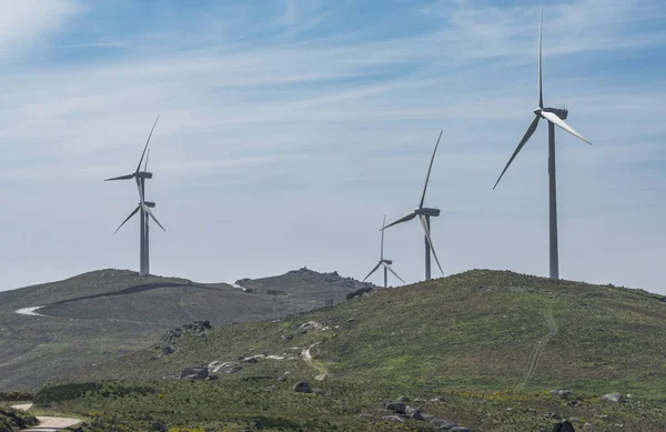Wind Turbines Portuguese Countryside — Stock Photo, Image