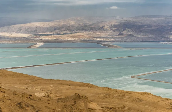 Utsikt Över Döda Havet Resort Israel — Stockfoto