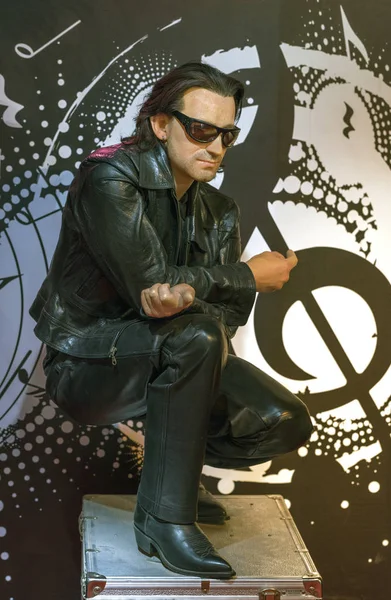 Praga República Checa Dezembro 2018 Bono Figura Cera Museu Madame — Fotografia de Stock
