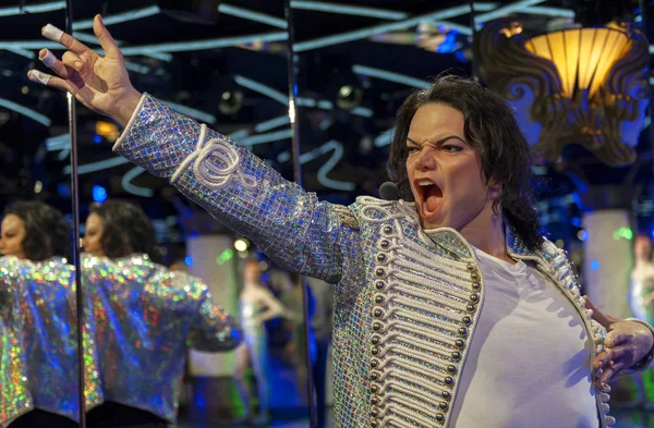 Прага Чехія Грудень 2018 Воскова Фігура Майкла Джексона Музеї Мадам — стокове фото