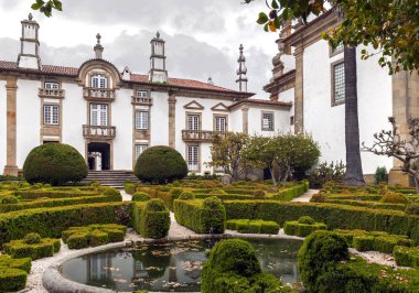 Vila Real, Portekiz 'deki Mateus Sarayı' nın kırılgan görüntüsü
