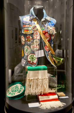 Avusturya, Viyana 'daki FC Rapid Stadyumu' ndaki kulüp müzesini ziyaret ediyor.