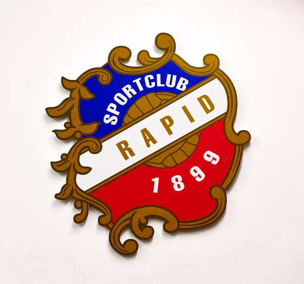 Primo Emblema Del Rapid Vienna Austria — Foto Stock