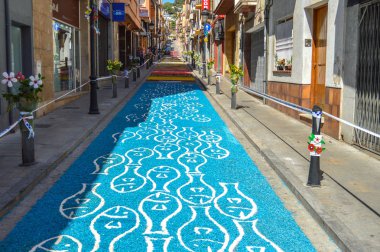 Çiçek Halı Blanes, İspanya