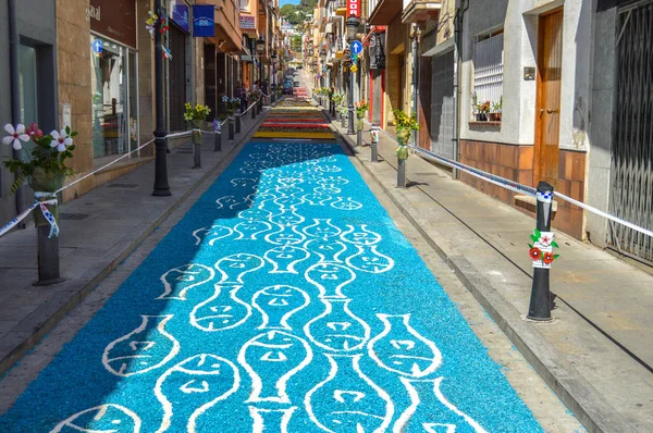 Çiçek Halı Blanes, İspanya