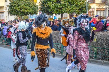 Tossa de Mar 'daki karnaval, İspanya 2018