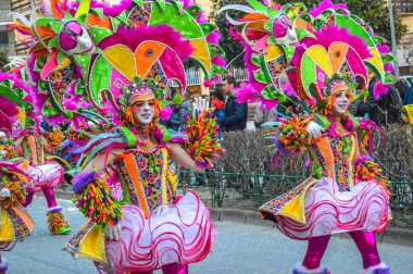 Tossa de Mar 'daki karnaval, İspanya 2018