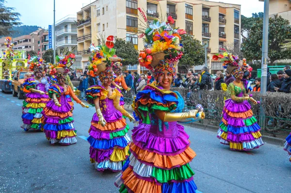 Tossa Mar Daki Karnaval Spanya 2018 — Stok fotoğraf