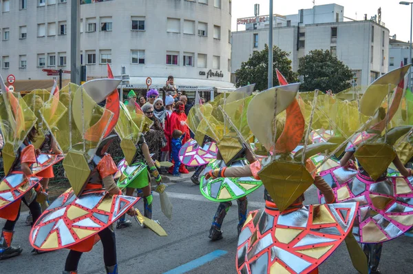 Tossa Mar Daki Karnaval Spanya 2018 — Stok fotoğraf