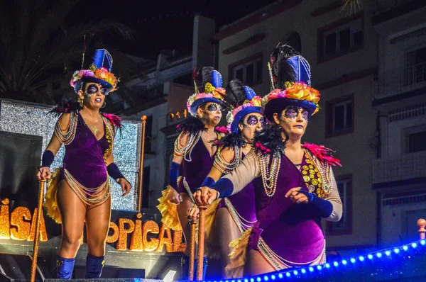 Καρναβάλι Στο Σίτγκες Της Ισπανίας 2018 — Φωτογραφία Αρχείου