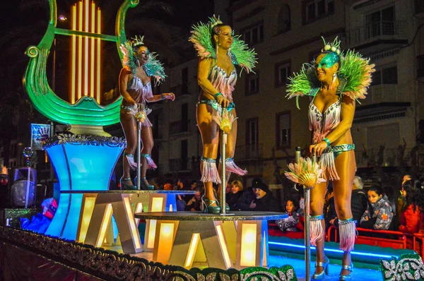 Carnaval Sitges Spanje 2018 — Stockfoto